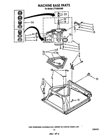 Machine base