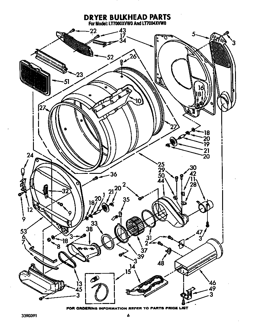 Dryer bulkhead
