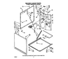 Whirlpool LT7004XVW0 washer cabinet diagram