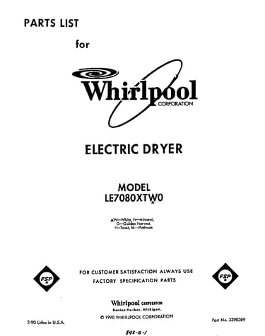Parts diagram