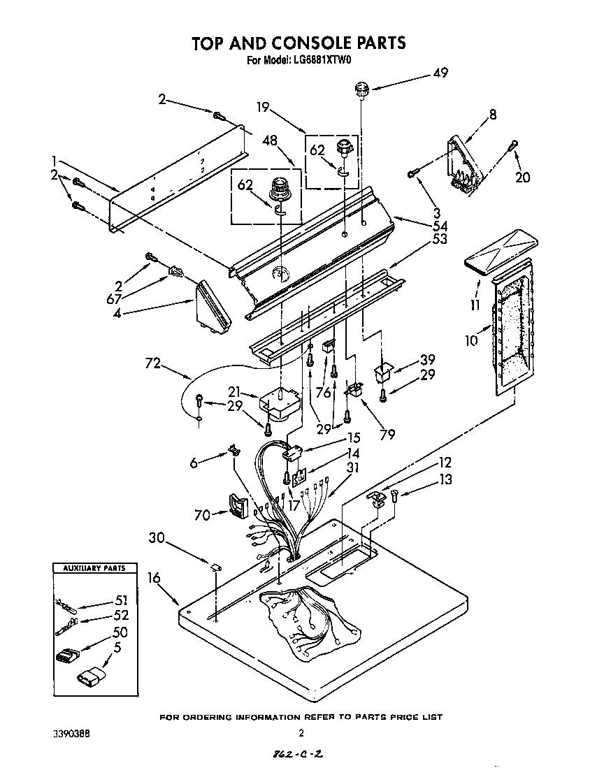 TOP AND CONSOLE