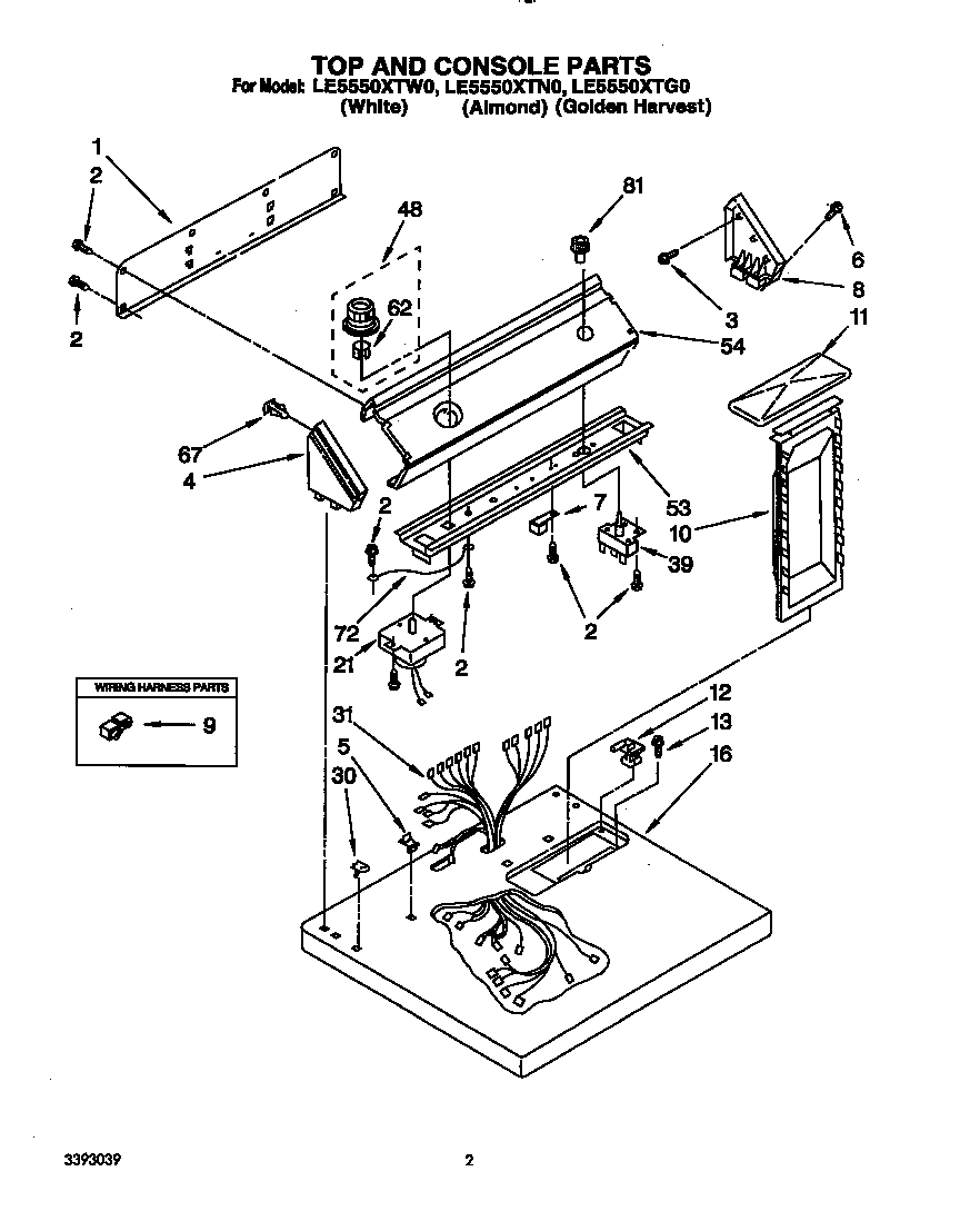 Parts diagram