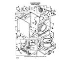 Whirlpool LG6801XTW0 cabinet diagram