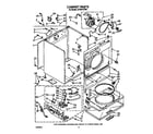 Whirlpool LG7001XTW0 cabinet diagram