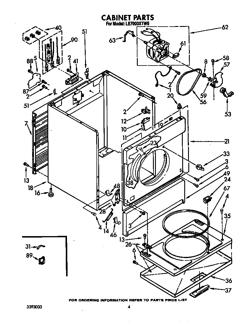 Parts diagram