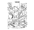 Whirlpool TGDL660WW0 cabinet diagram