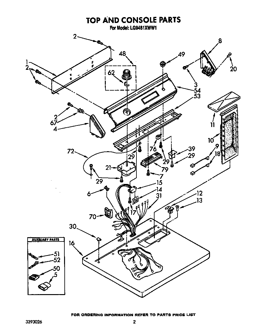 TOP AND CONSOLE