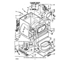 Whirlpool LG9521XTW1 cabinet diagram