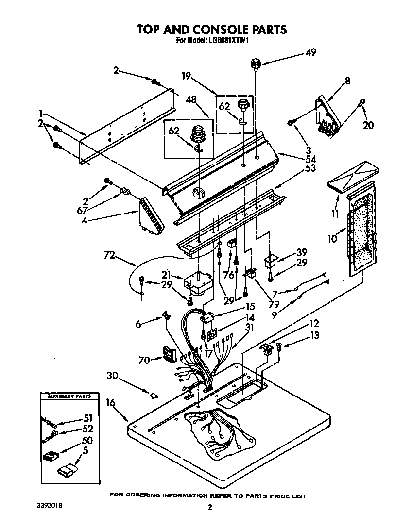 TOP AND CONSOLE