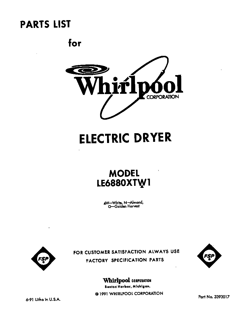 Parts diagram