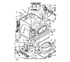 Whirlpool LG7801XSW2 cabinet diagram