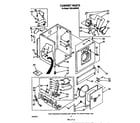 Whirlpool TGDL600WW0 cabinet diagram
