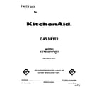 KitchenAid KGYE860WWH1 front cover diagram