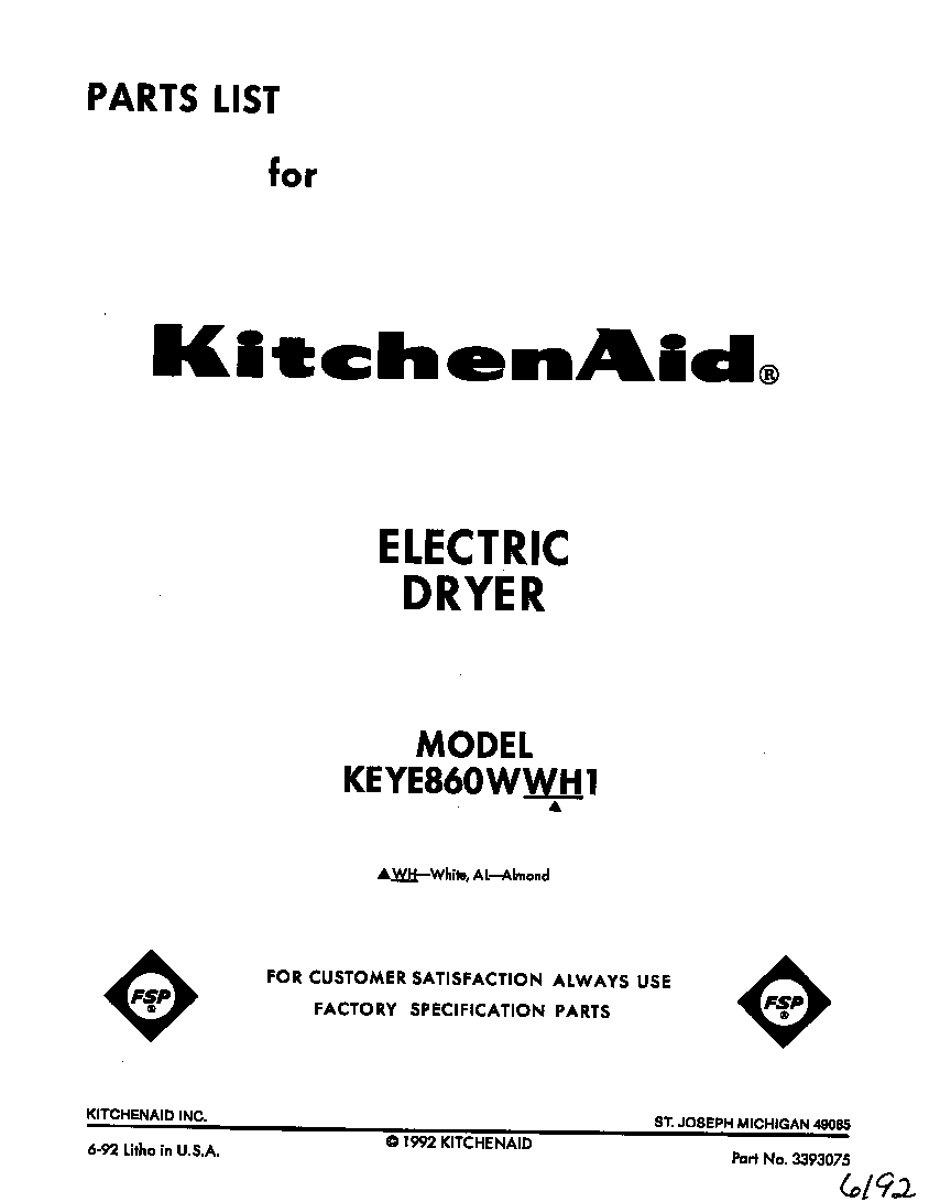Parts diagram