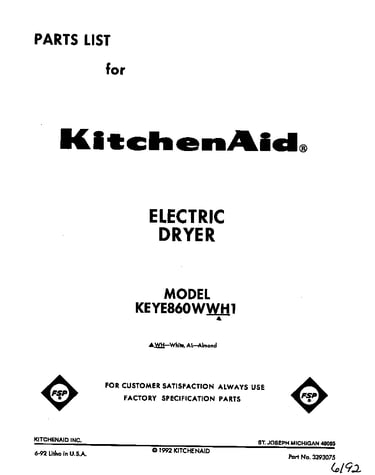 Parts diagram