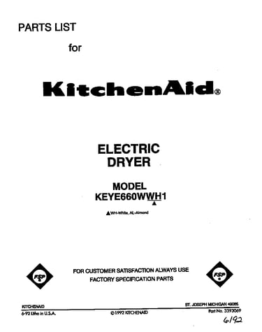 Parts diagram