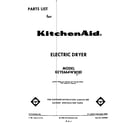 KitchenAid KEYE664WWH0  diagram
