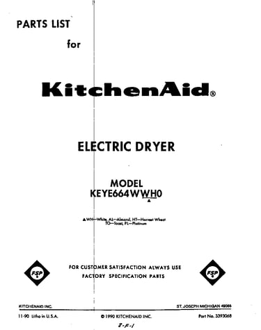 Parts diagram