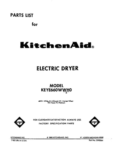 Parts diagram