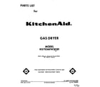 KitchenAid KGYE560WWH0 front cover diagram