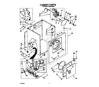 Whirlpool LG5651XMW1 cabinet diagram