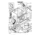 Whirlpool LG9301XTW1 cabinet diagram