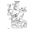 Whirlpool LG9301XTW1 bulkhead diagram