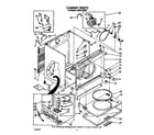 Whirlpool LG8651XWW0 cabinet diagram