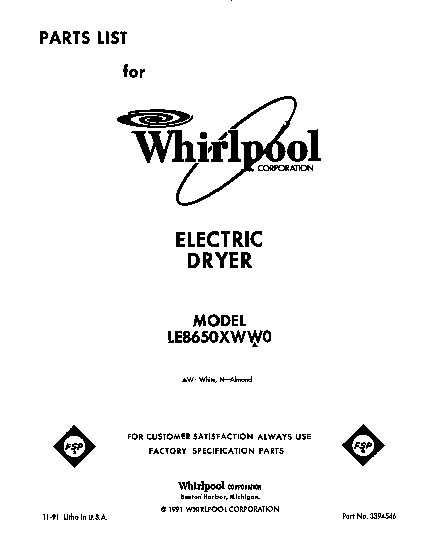Parts diagram