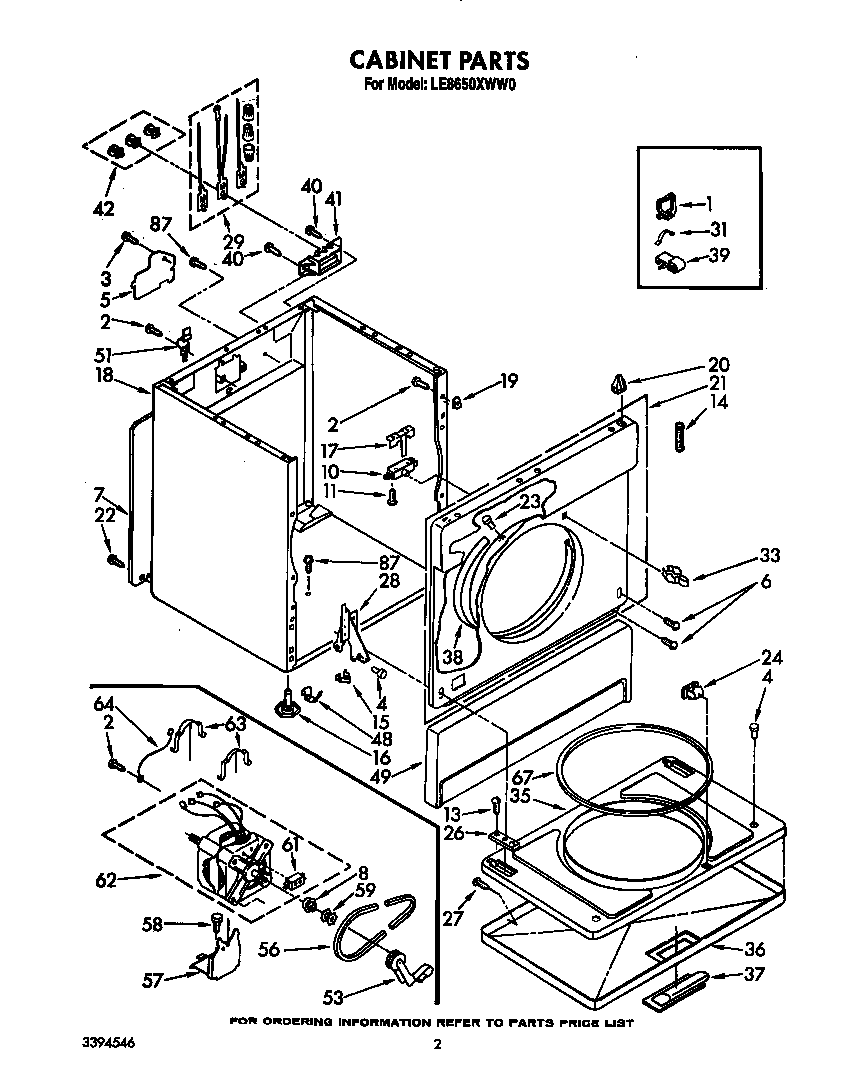 Parts diagram