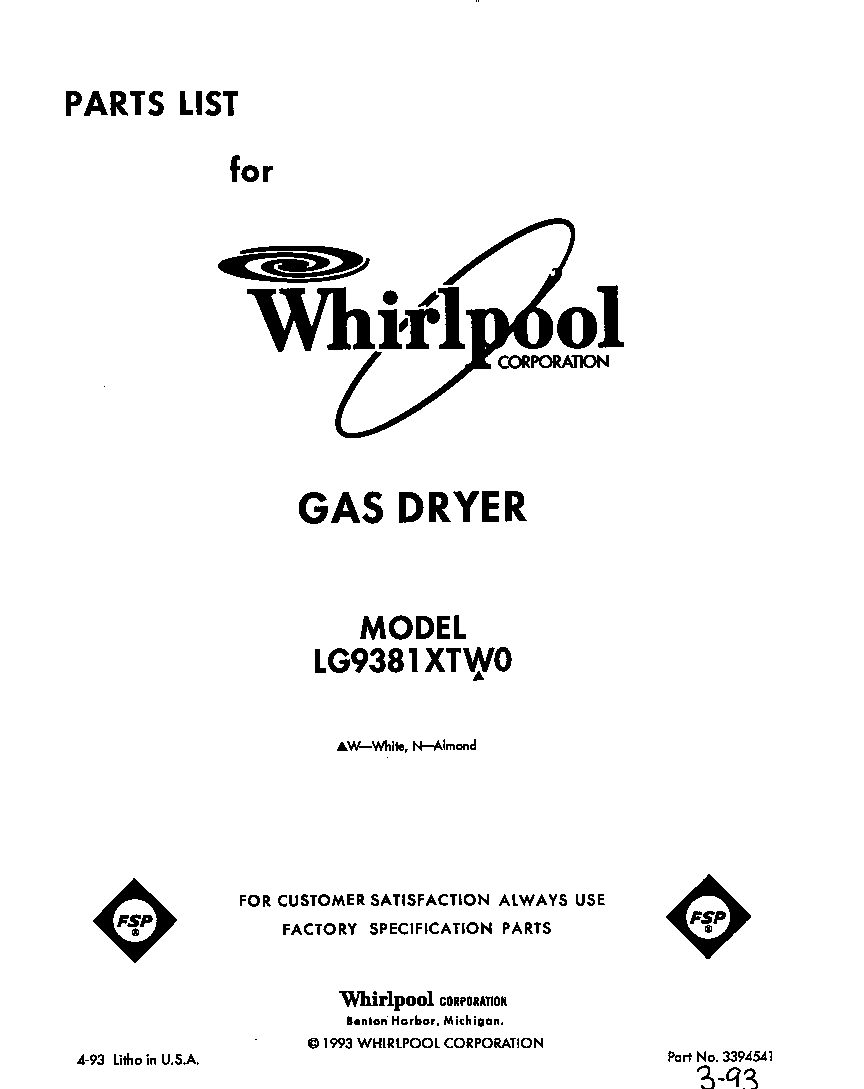 Front cover