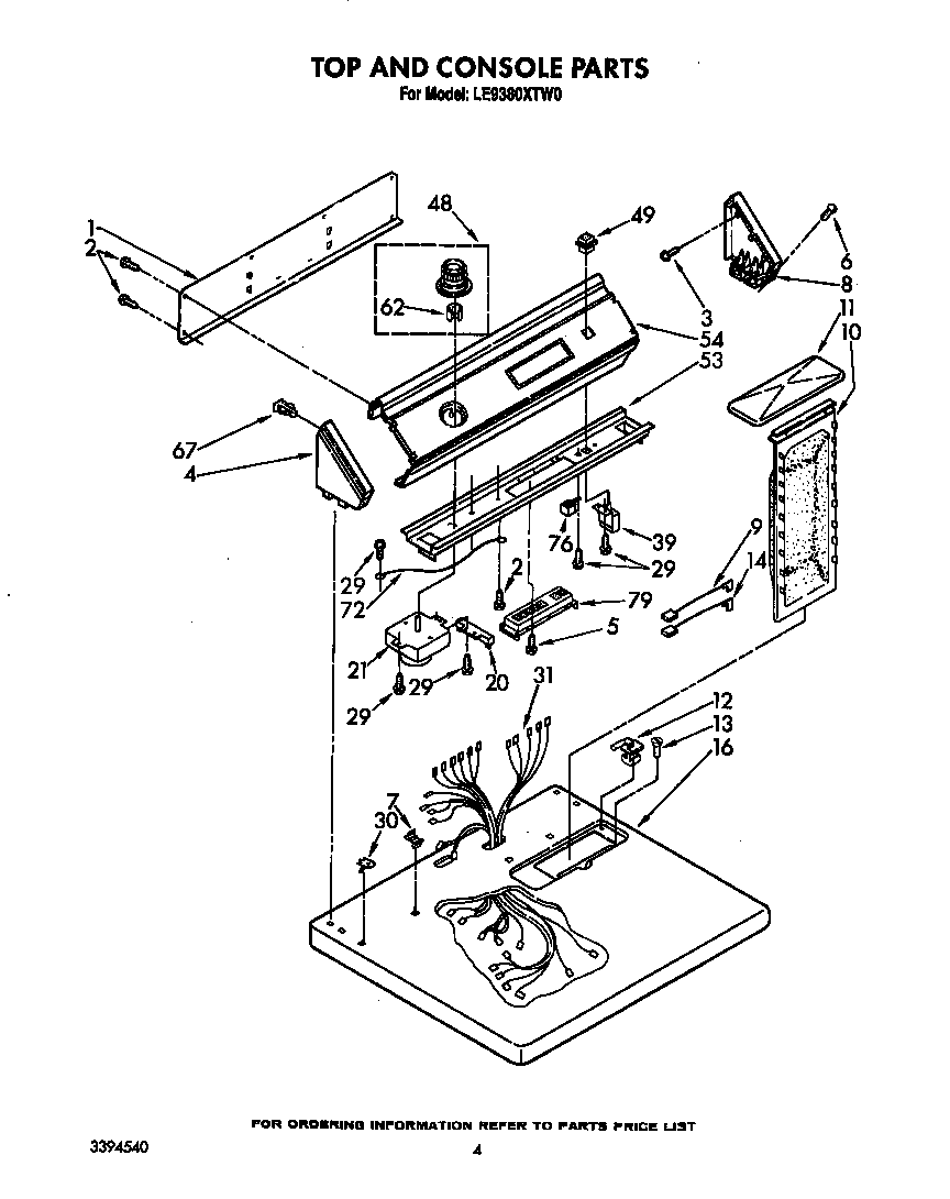 Parts diagram