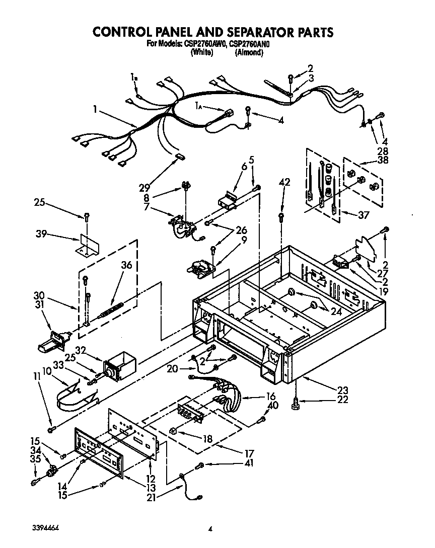 CONTROL PANEL AND SEPARATOR