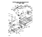 Whirlpool CSP2760AW0 control panel and separator diagram