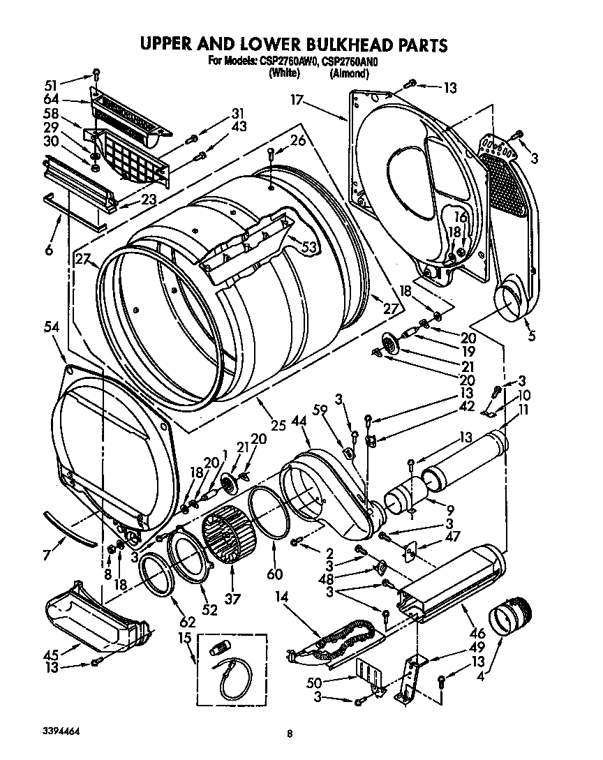 UPPER AND LOWER BULKHEAD