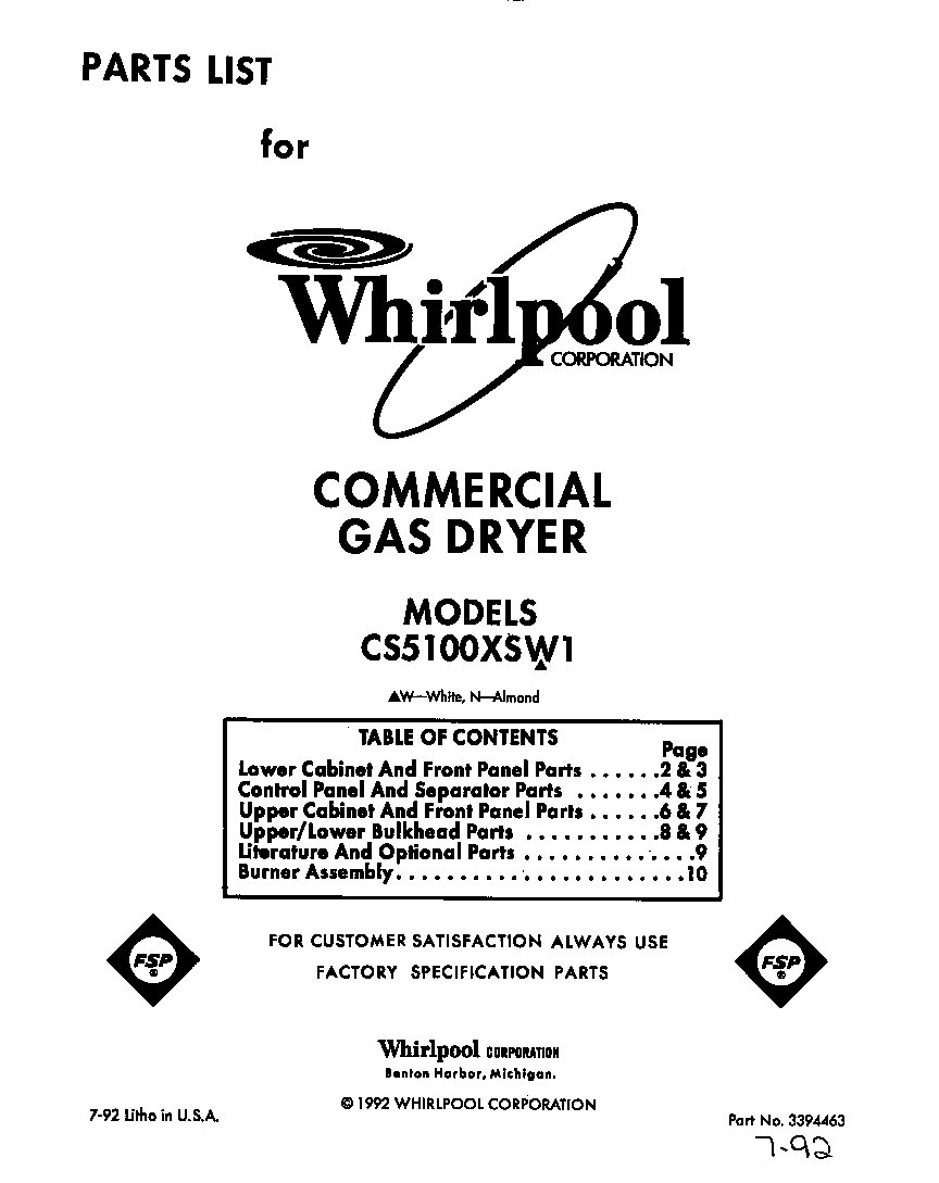 Front cover