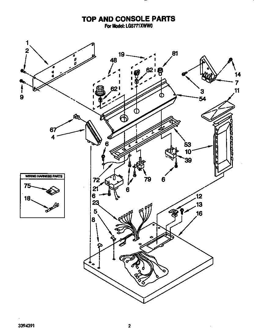 TOP AND CONSOLE