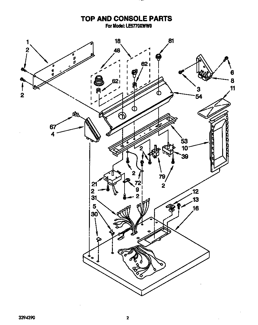 Parts diagram