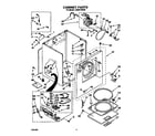 Whirlpool LG8861XWQ0 cabinet diagram