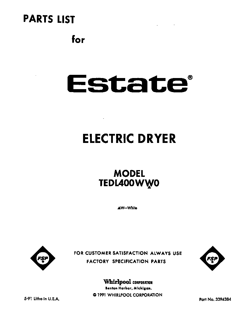 Parts diagram
