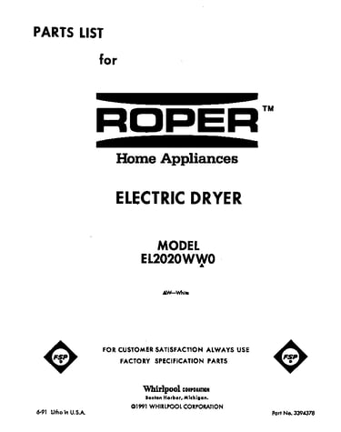 Parts diagram