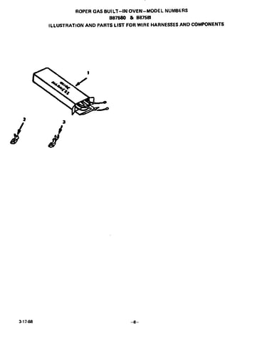Wire harness and components