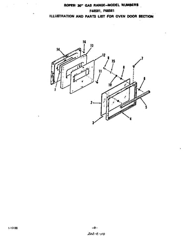 Oven door
