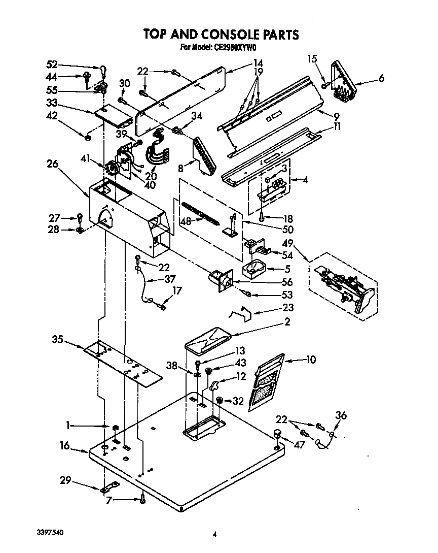 TOP AND CONSOLE