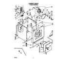 Whirlpool CE2950XYW0 cabinet diagram