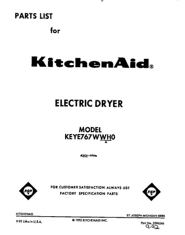 Parts diagram