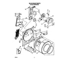 Whirlpool 6CE2950XWW0 bulkhead diagram