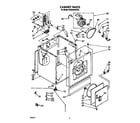 Whirlpool 6CE2950XWW0 cabinet diagram