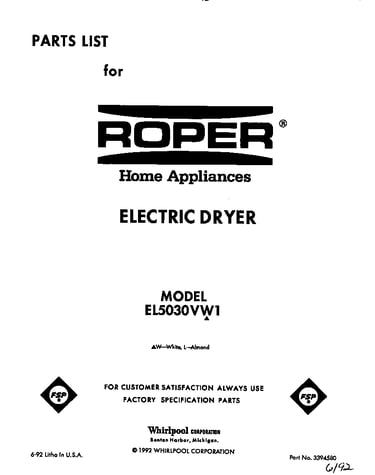 Parts diagram