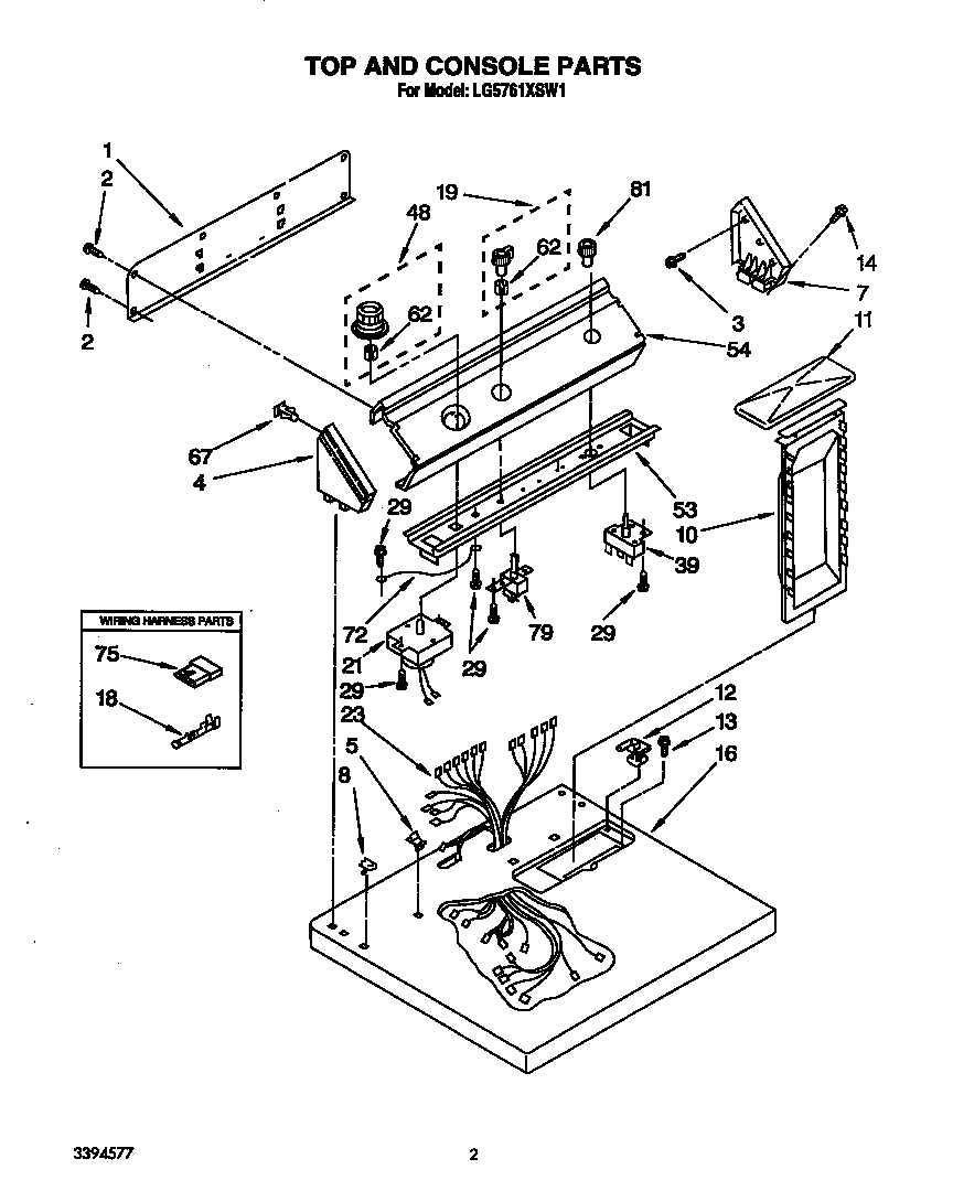 Top and console